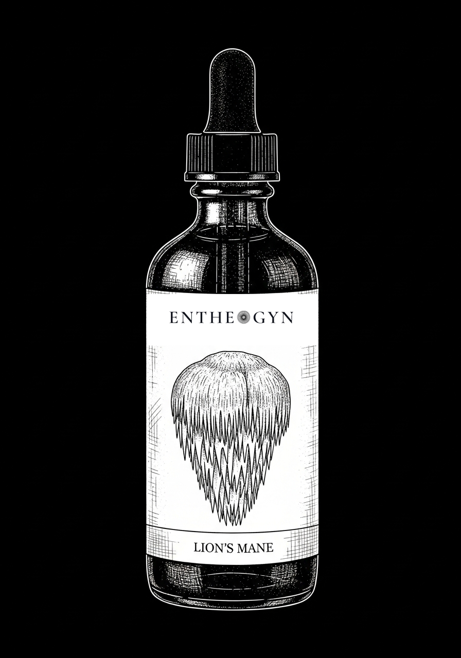 Lion's Mane tincture bottle